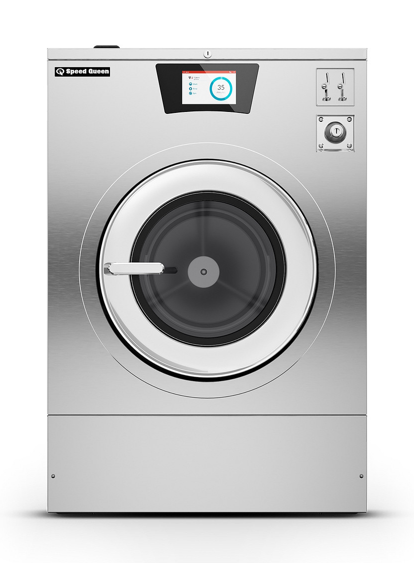 Speed Queen Quantum Touch SC60 coin and card hard mount washer