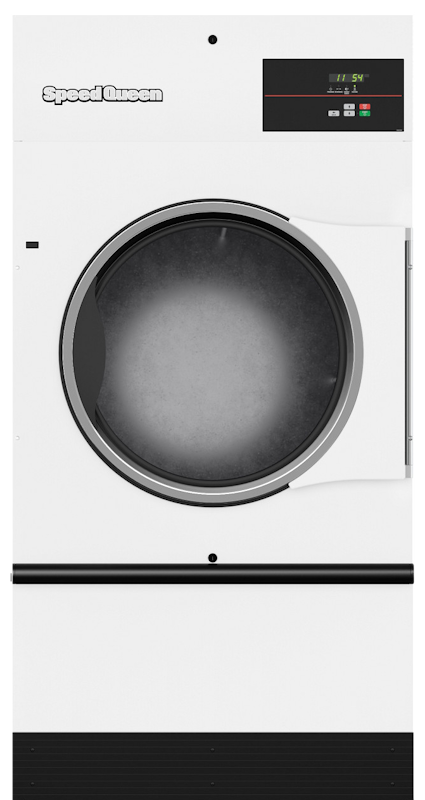 1ST075_OPL_Qntm_Front Speed Queen ST75 on-premise single tumble dryer with Quantum controls